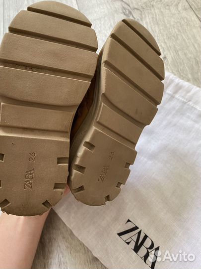 Ботинки zara для мальчика 26