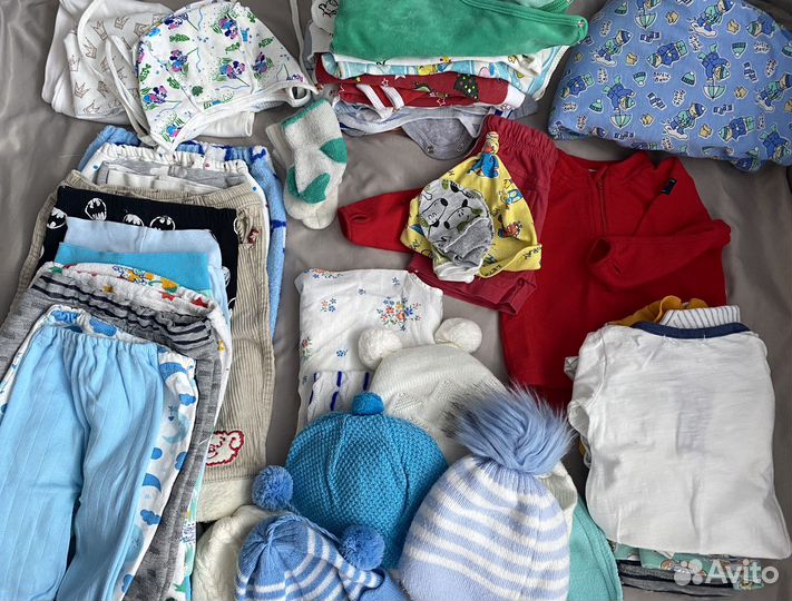 Пакет детских вещей (56-68 р-р) - 58 вещей