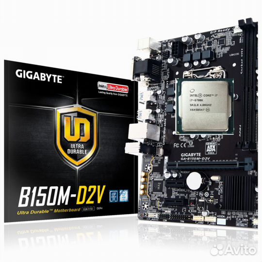 I7 6700k с материнской платой b150 и кулером