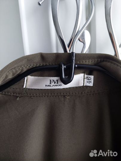 Платье рубашка 46