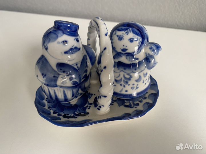 Посуда ручная роспись гжель