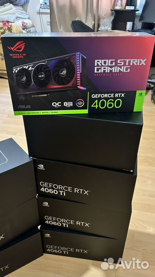 Видеокарта asus ROG strix RTX4060-O8G-gaming