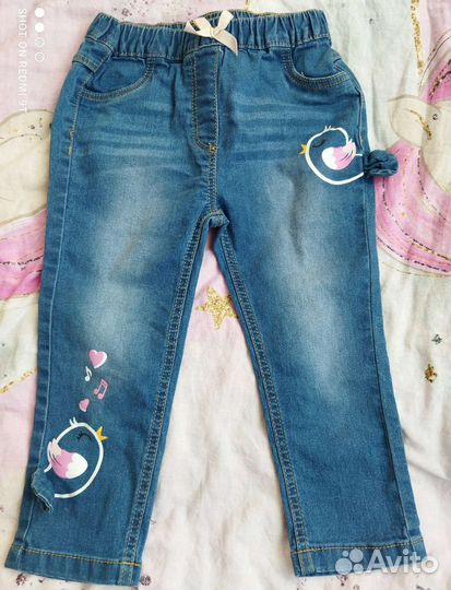 Джинсы для девочек 92 размер