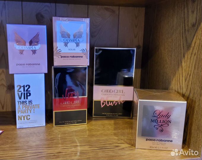 Парфюм carolina herrera и paco rabanne