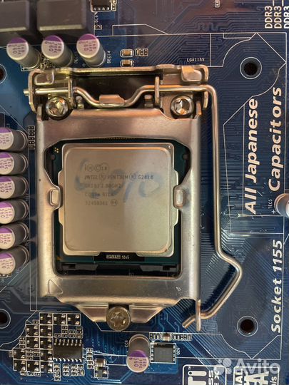 Материнская плата с процессором