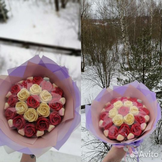 Шоколадные розы