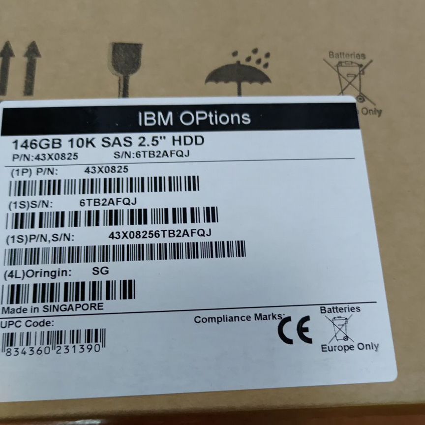 [43X0825] Жесткий Диск Ibm 146gb43x0824