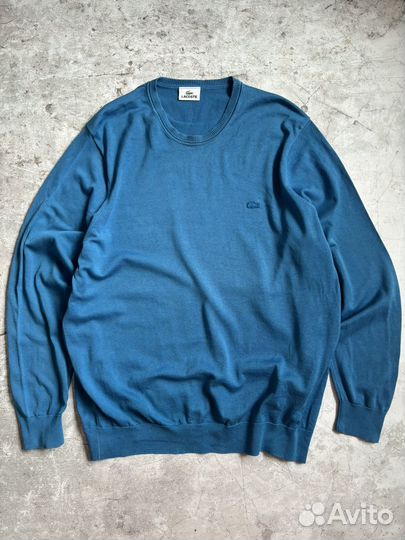 Винтажный свитер пуловер lacoste