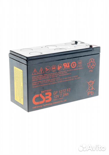 Аккумулятор 7,2 ah 12v