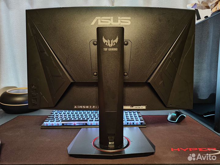 Игровой изогнутый монитор asus VG27VQ 165 герц