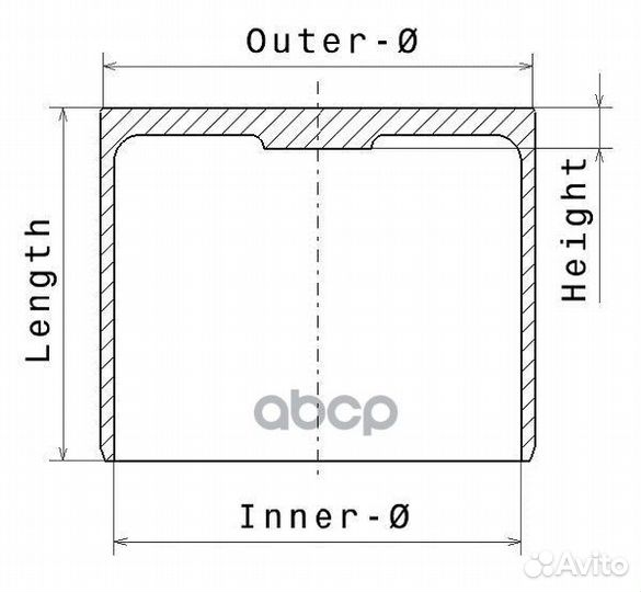 Гидротолкатель клапана Renault (7 60mm)