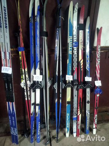 Беговые лыжи и палки