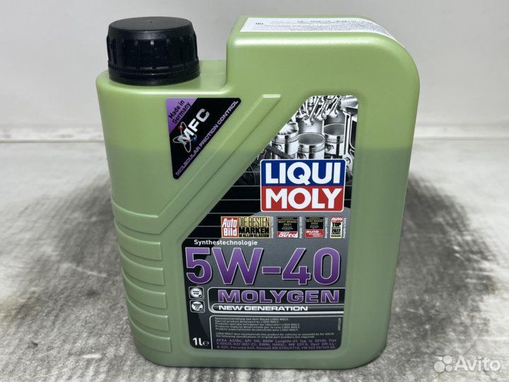 Liqui moly 5W40 molygen SN A3 B4 1л NEW generation