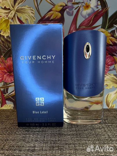 Givenchy Pour Homme Blue Label Мужской Парфюм Euro