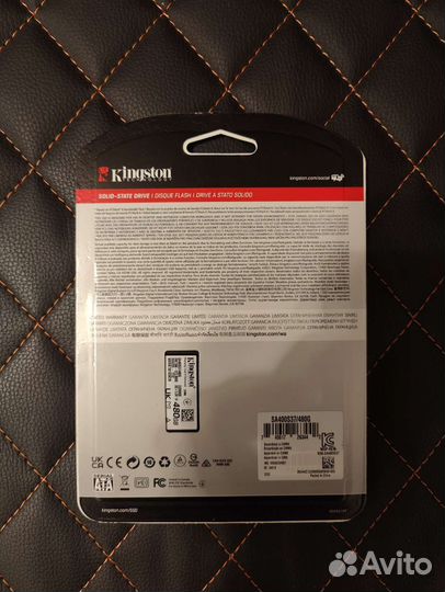 Новый SSD накопитель Kingston A400 480 Gb
