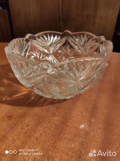 Хрустальная ваза