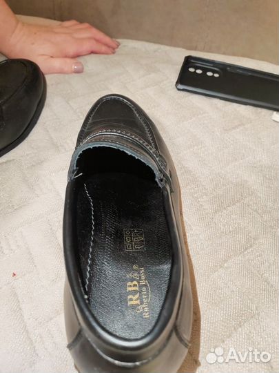 Лоферы мужские кожаные