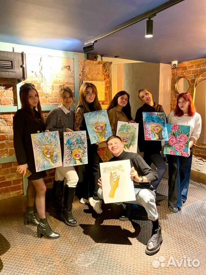 Мастер класс по рисованию, арт-вечеринка