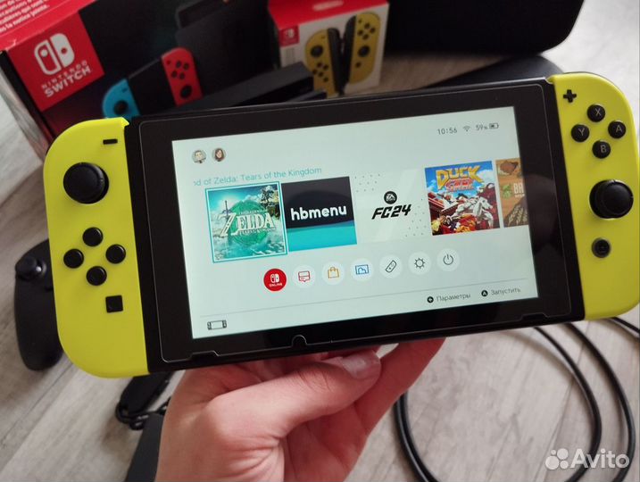 Nintendo Switch 32/256, прошит, мега набор