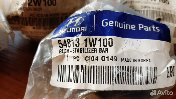 Втулки стабилизатора