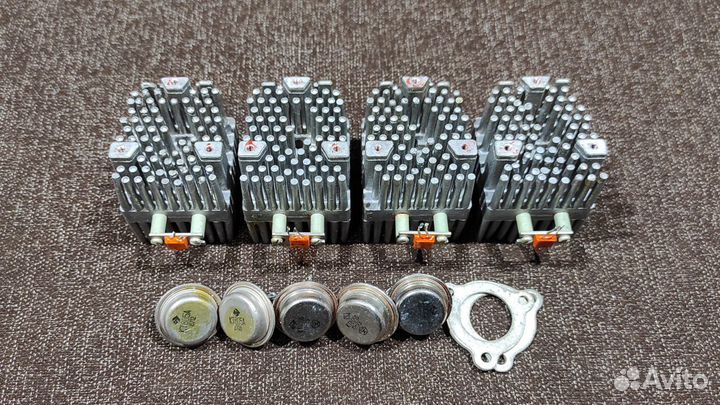Классные игольчатые радиаторы + транзисторы