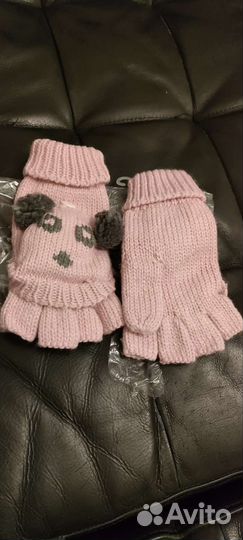 Перчатки-митенки,превращающиеся в варежки