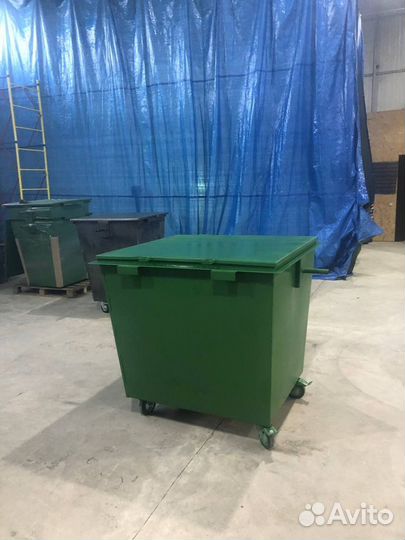 Мусорный бак, контейнер для мусора 1.1 м3. Арт 708