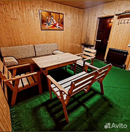 Баня на дровах+Банный чан