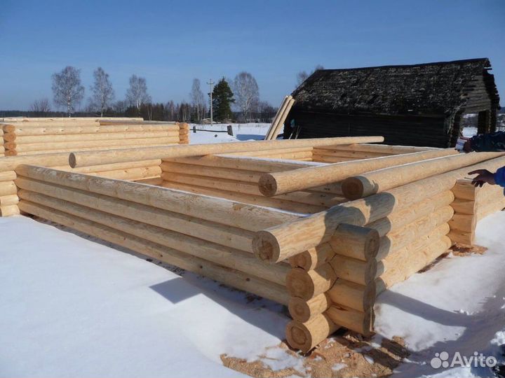 Срубы ручной рубки