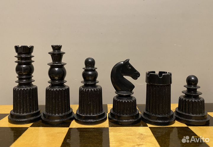 Шахматы из карболита СССР 1950е