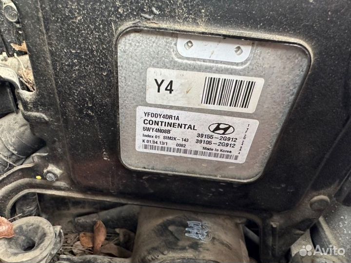 Эбу двигателя Hyundai Sonata 6 YF 2.4 G4KK hybrid