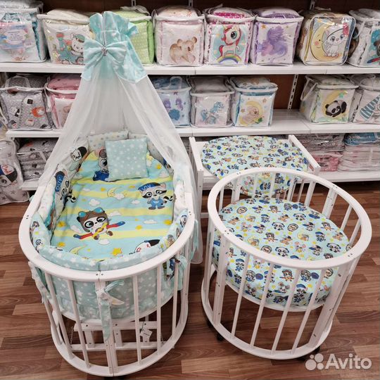 Бортики постельное белье в кроватку