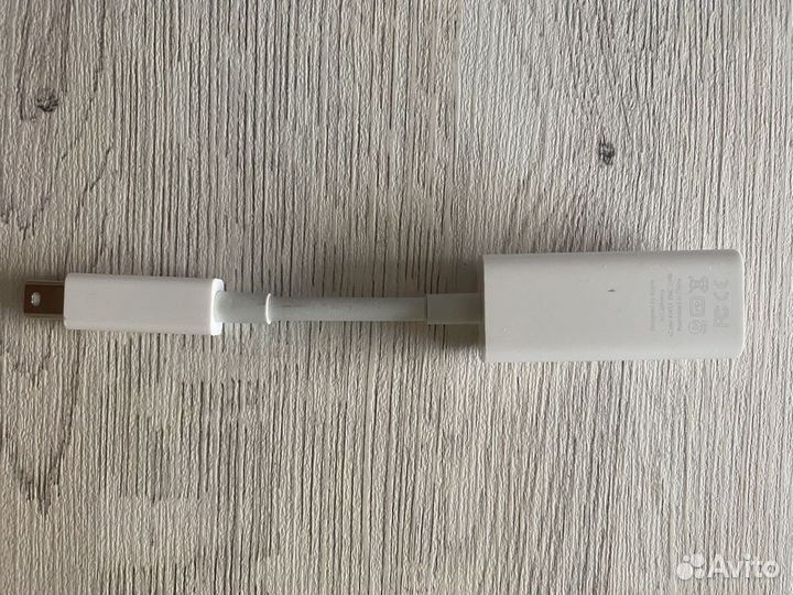 Адаптер Apple thunderbolt - ethernet (сетевой)