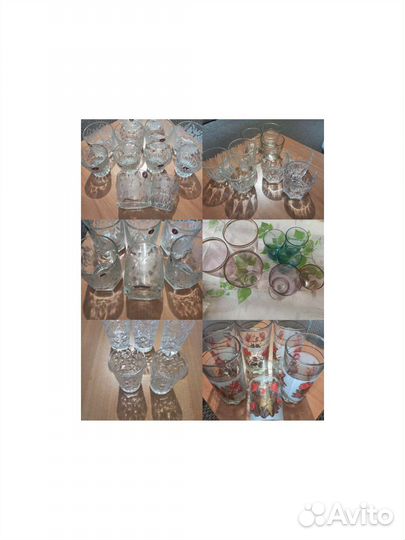 Стопки стаканы рюмки