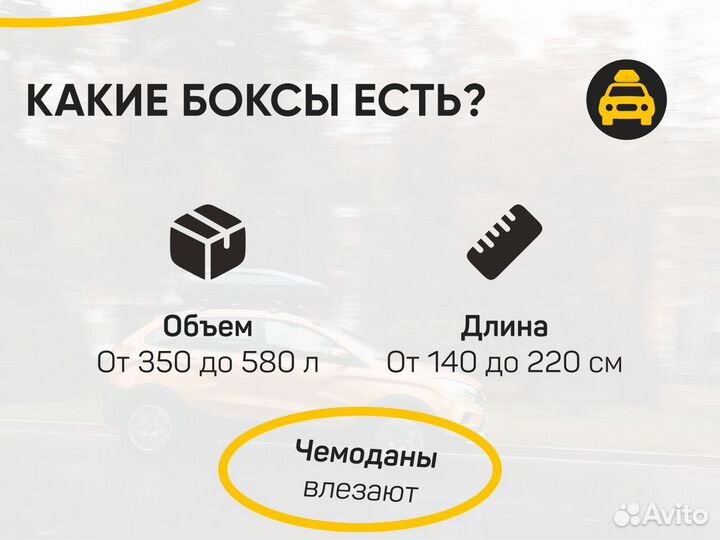 Аренда автобоксов на крышу С установкой