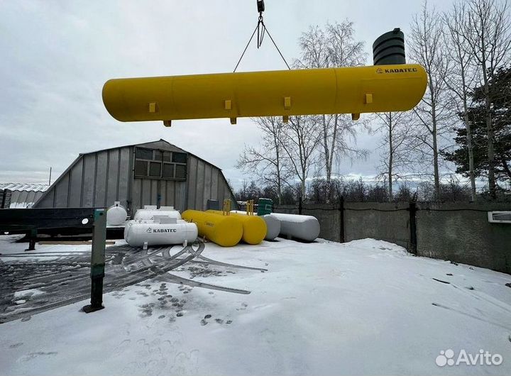 Газгольдер с установкой