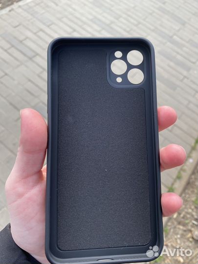 Силиконовый чехол для iPhone 11 Pro Max черный