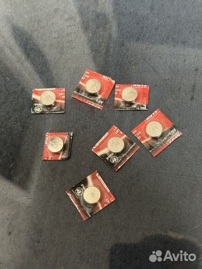 Батарейки дисковые AG13, LR44, A76 7 шт новые