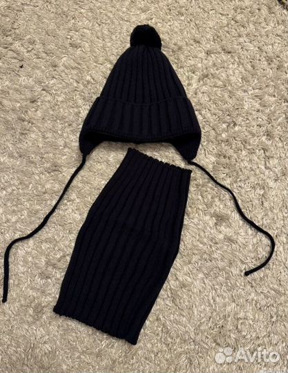 Комплект зимний шапка и снуд