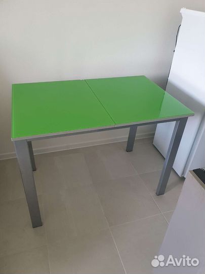 Кухонный стол стеклянный раскладной бу