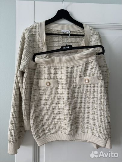 Костюм из твидовой пряжи Lichi