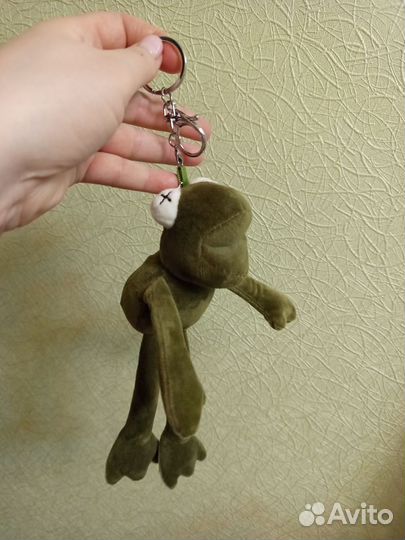 Брелок для ключей лягушка