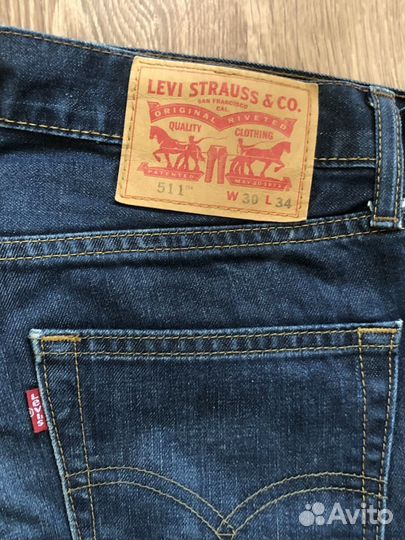 Джинсы levis новые