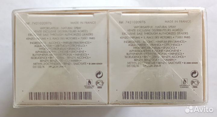 Flower by kenzo eau be parfum, оригинал, 2х30 ml