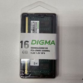 Оперативная память Digma DDR4 16гб 3200мгц