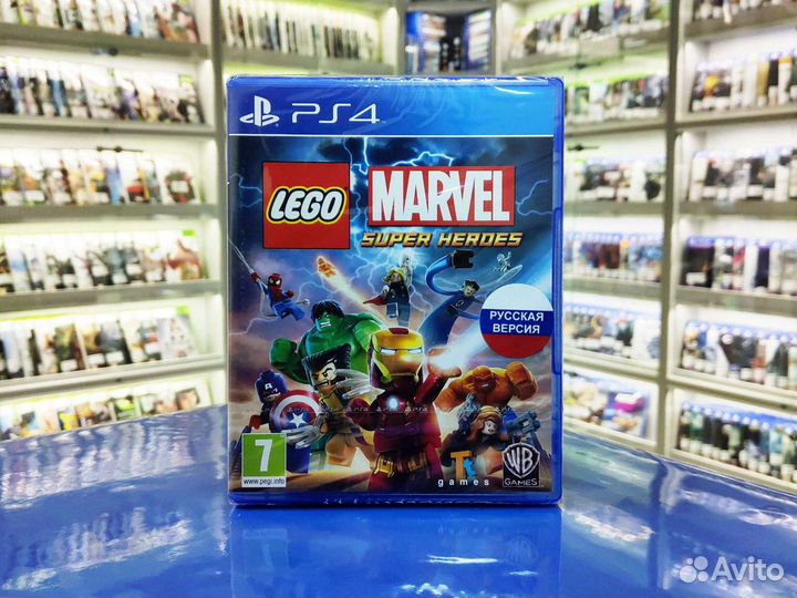Игра на Ps4 Lego Marvel Мстители новый диск