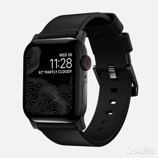 Nomad Modern Band Apple Watch 49/45/44/42 черный