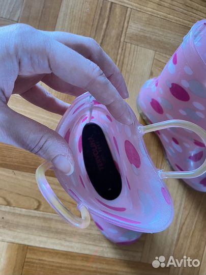 Резиновые сапоги для девочки 28 р