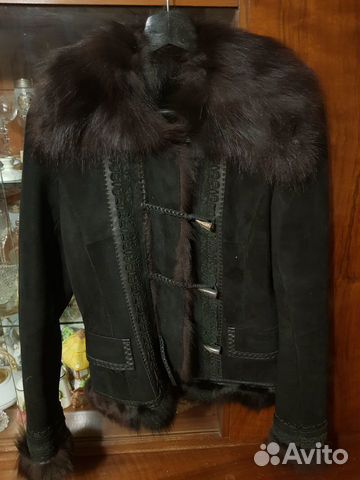 Куртка дубленка женская 44 объявление продам