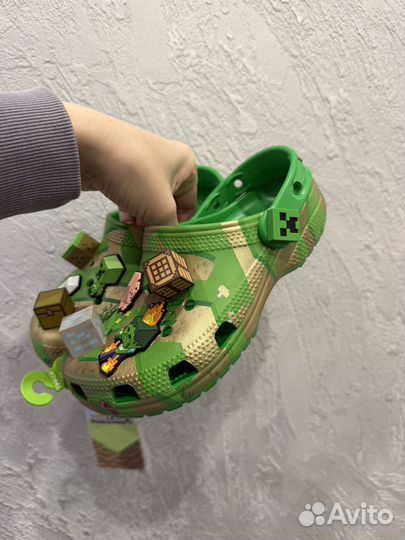 Crocs minecraft новые детские j2